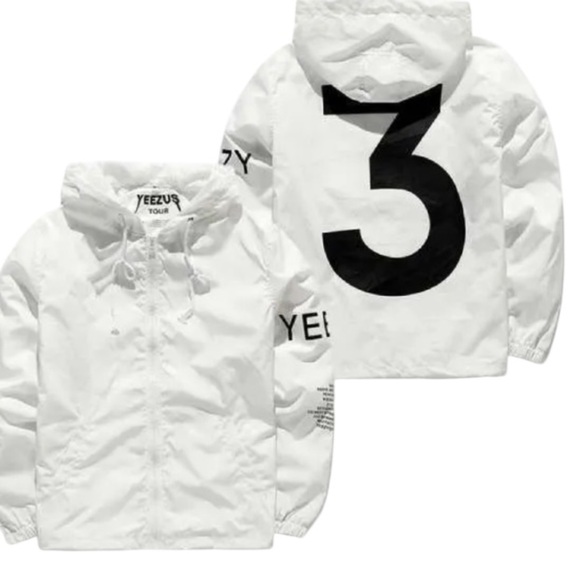 Kanye West Y3 Yeezus Season 3 Windbreaker Hip Hop Outwear Sz L Hoodie Minimalist - Picture 12 of 12